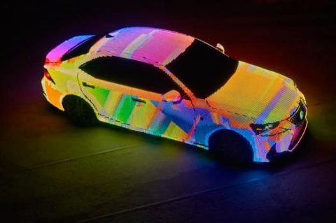 Lexus IS LIT – a revolutionary color changing car